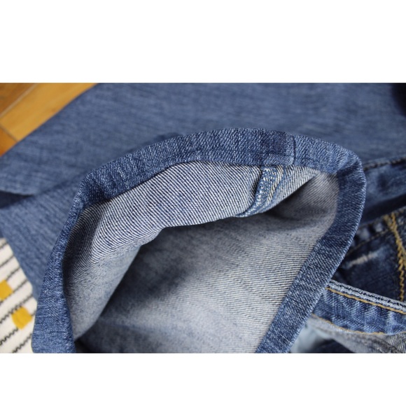 Silver Jeans Distressed Flare Hemmed Cuff Jeans 26 2 Preowned - Picture 10 of 10